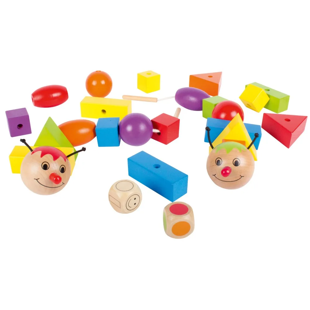 Развивающая игра-шнуровка Beleduc Rondo Vario XXL 25550 цвета и формы 48 деталей 25550
