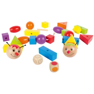 Развивающая игра-шнуровка Beleduc Rondo Vario XXL 25550 цвета и формы 48 деталей 25550