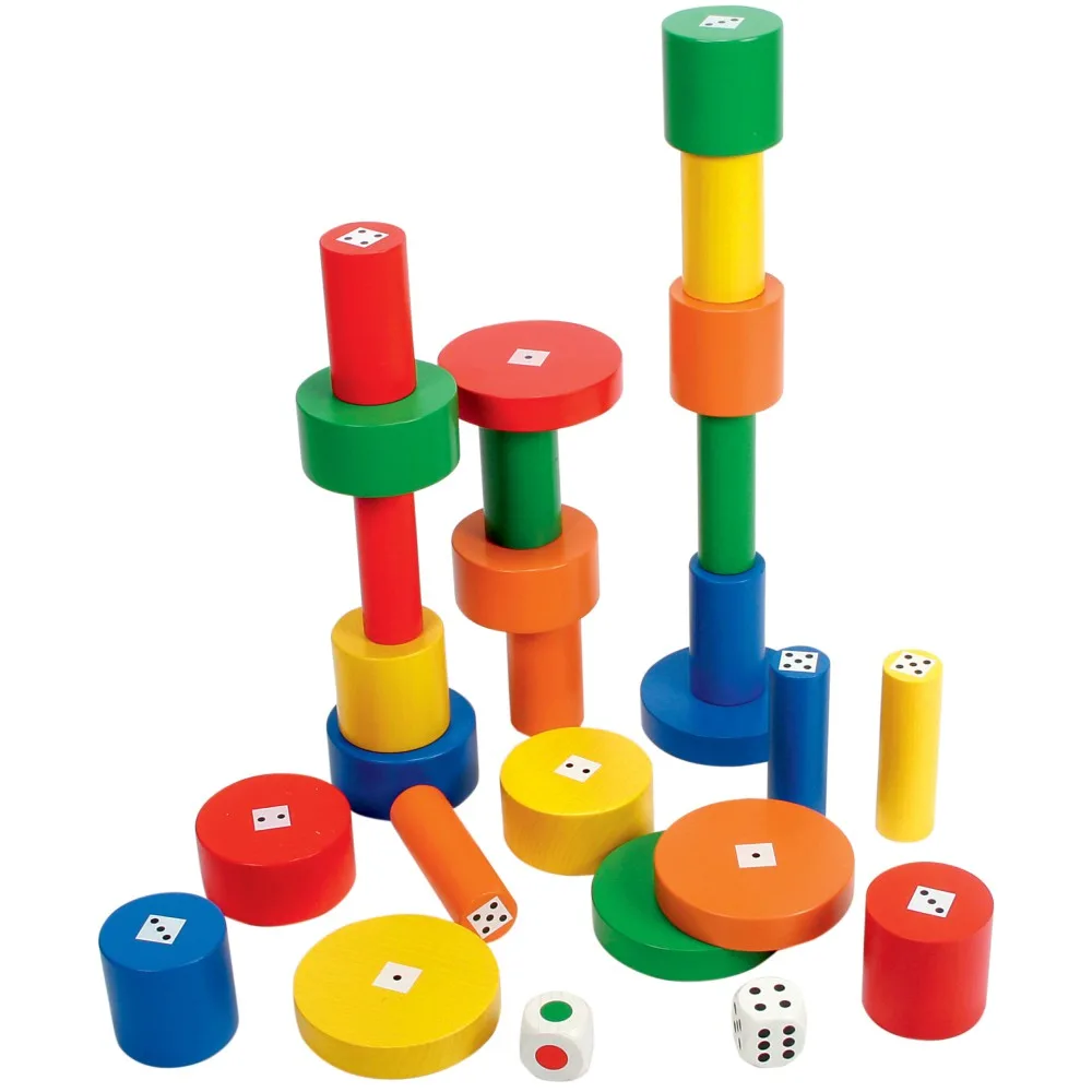 Развивающая игра на ловкость Beleduc Torreta XXL 25512 башня из блоков 27 деталей 25512