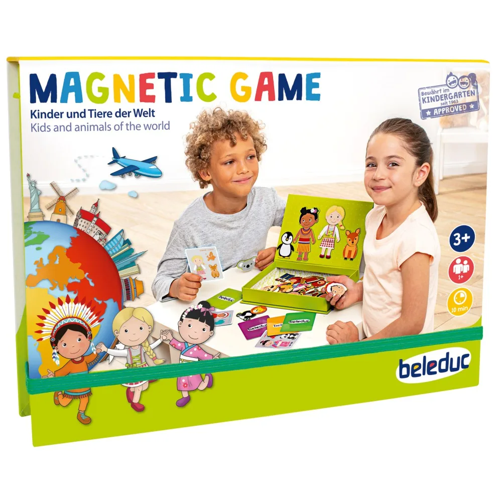 Beleduc 11190 «Магнитная игра «Дети и животные со всего мира»» 11190