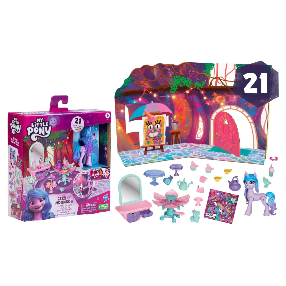 Hasbro F6112 — Набор «Чаепитие» с фигуркой пони Иззи Мунбоу и 20 аксессуарами Май Литл Пони F6112