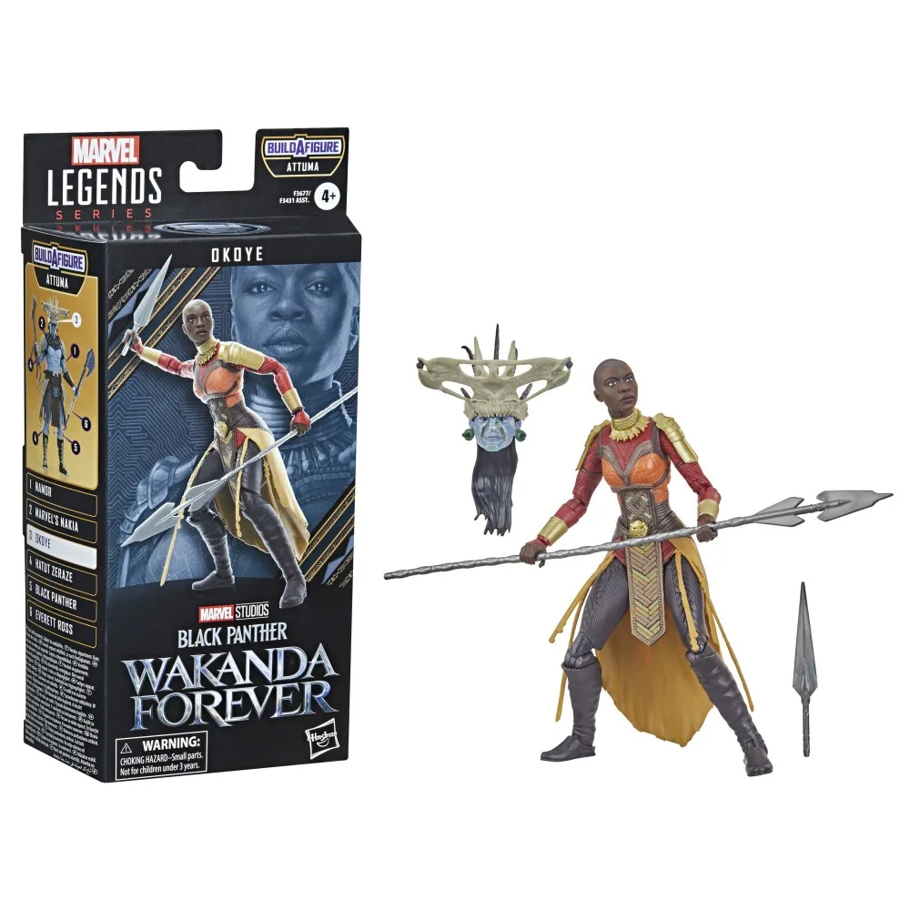 Hasbro F3431 F3677 — Фигурка Окойе 15 см (Wakanda Forever) Marvel Legends F3677