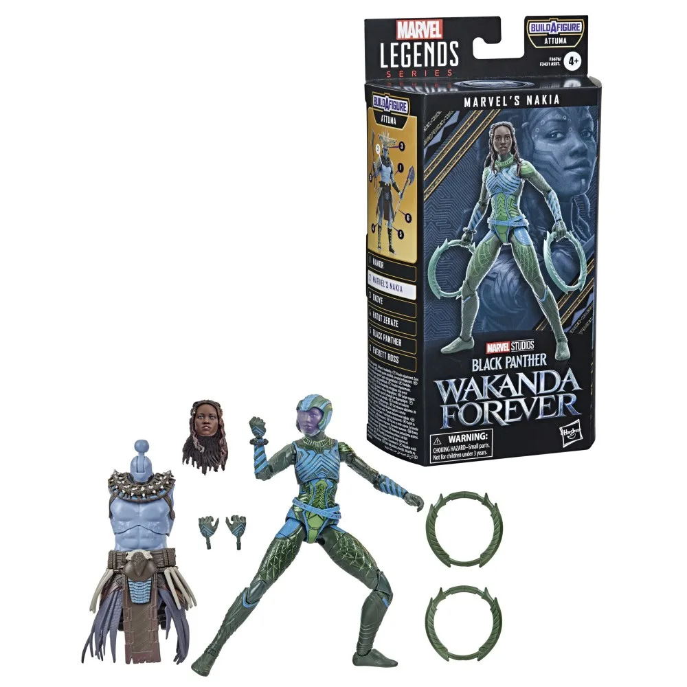 Hasbro F3431 F3676 — Фигурка Накия 15 см (Wakanda Forever) Marvel Legends F3676