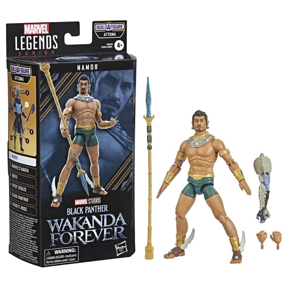 Hasbro F3431 F3673 — Фигурка Нэмор 15 см (Wakanda Forever) Marvel Legends F3673