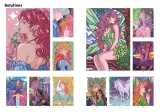 Hachette раскраска по номерам Coloriages mystères -Загадочные раскраски-романтика — фото 3