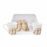 Royal Worcester Набор чашек Wrendale Designs 2 шт. по 180 мл с подносом с совами X0011658893 — фото 1