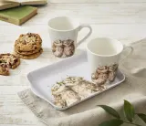 Royal Worcester Набор чашек Wrendale Designs 2 шт. по 180 мл с подносом с совами X0011658893 — фото 3