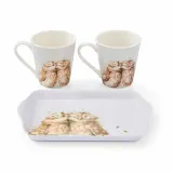 Royal Worcester Набор чашек Wrendale Designs 2 шт. по 180 мл с подносом с совами X0011658893 — фото 5