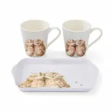 Royal Worcester Набор чашек Wrendale Designs 2 шт. по 180 мл с подносом с совами X0011658893 — фото 6