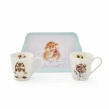 Royal Worcester Wrendale Designs Набор из 2 кружек 180 мл с подносом для диетических стартов X0011659139 — фото 1