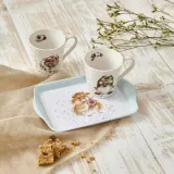 Royal Worcester Wrendale Designs Набор из 2 кружек 180 мл с подносом для диетических стартов X0011659139 — фото 3