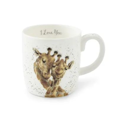 Royal Worcester Кружка Wrendale Designs 400 мл Я люблю тебя жирафы MMSI4020-XD