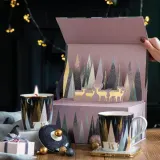 Wax Lyrical Набор Sara Miller London: кружка + свеча 42 часа "Морозные сосны" SM2600 — фото 2