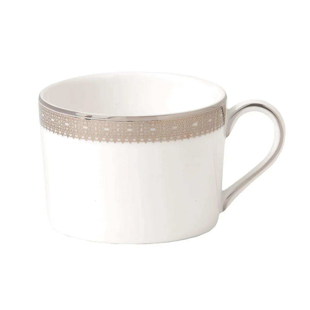 Wedgwood Чайная чашка Vera Wang Lace Platinum 150 мл 50127204603
