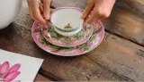 Wedgwood Чайная чашка Wonderlust 180 мл с блюдцем Розовый лотос 1057266 — фото 2