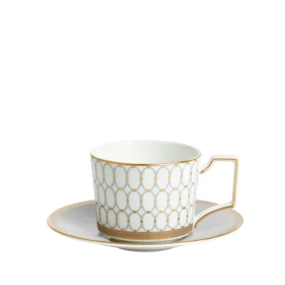 Wedgwood Чайная чашка Renaissance Grey 250 мл с блюдцем 1065321