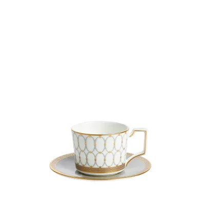 Wedgwood Чашка для эспрессо Renaissance Grey 70 мл с блюдцем 1065329