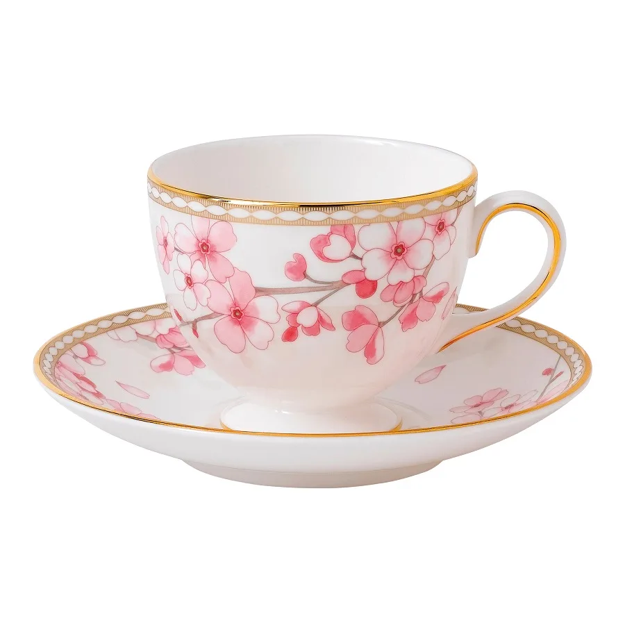 Wedgwood Чайная чашка Leigh Spring Blossom 200 мл с блюдцем 1053200