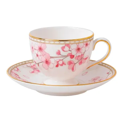 Wedgwood Чайная чашка Leigh Spring Blossom 200 мл с блюдцем 1053200
