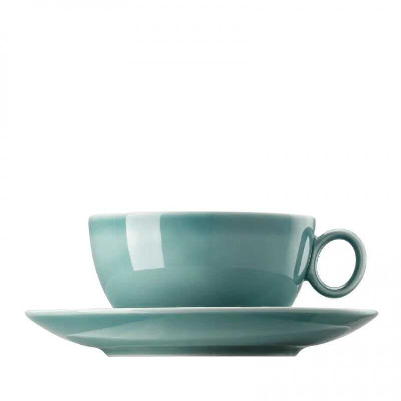 Thomas Rosenthal Group Loft Colour чашка с блюдцем 340 мл комби лед голубой 1190040191814772 + 1190040191814771