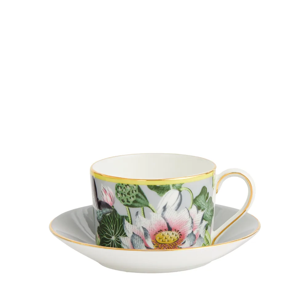 Wedgwood Чайная чашка Wonderlust Waterlily 180 мл с блюдцем 1061858