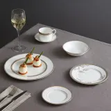 Wedgwood Чайная чашка Vera Wang Lace Gold 150 мл с блюдцем 1058011 — фото 2