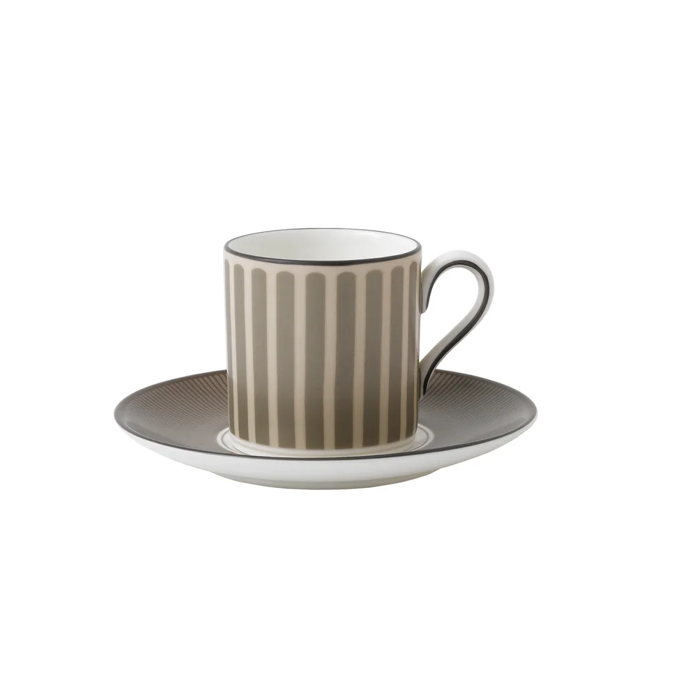 Wedgwood Чашка для эспрессо Parkland 80 мл с блюдцем 1058005