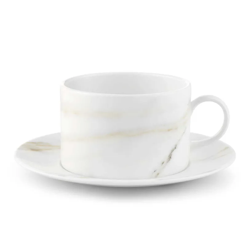 Wedgwood Чашка для чая/кофе Vera Wang Venato 220 мл с блюдцем 1058014