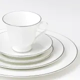 Wedgwood Чайная чашка Signet Platinum 170 мл с блюдцем 1058016 — фото 2