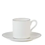 Wedgwood Чашка для эспрессо Signet Platinum 70 мл с блюдцем 1058004 — фото 1