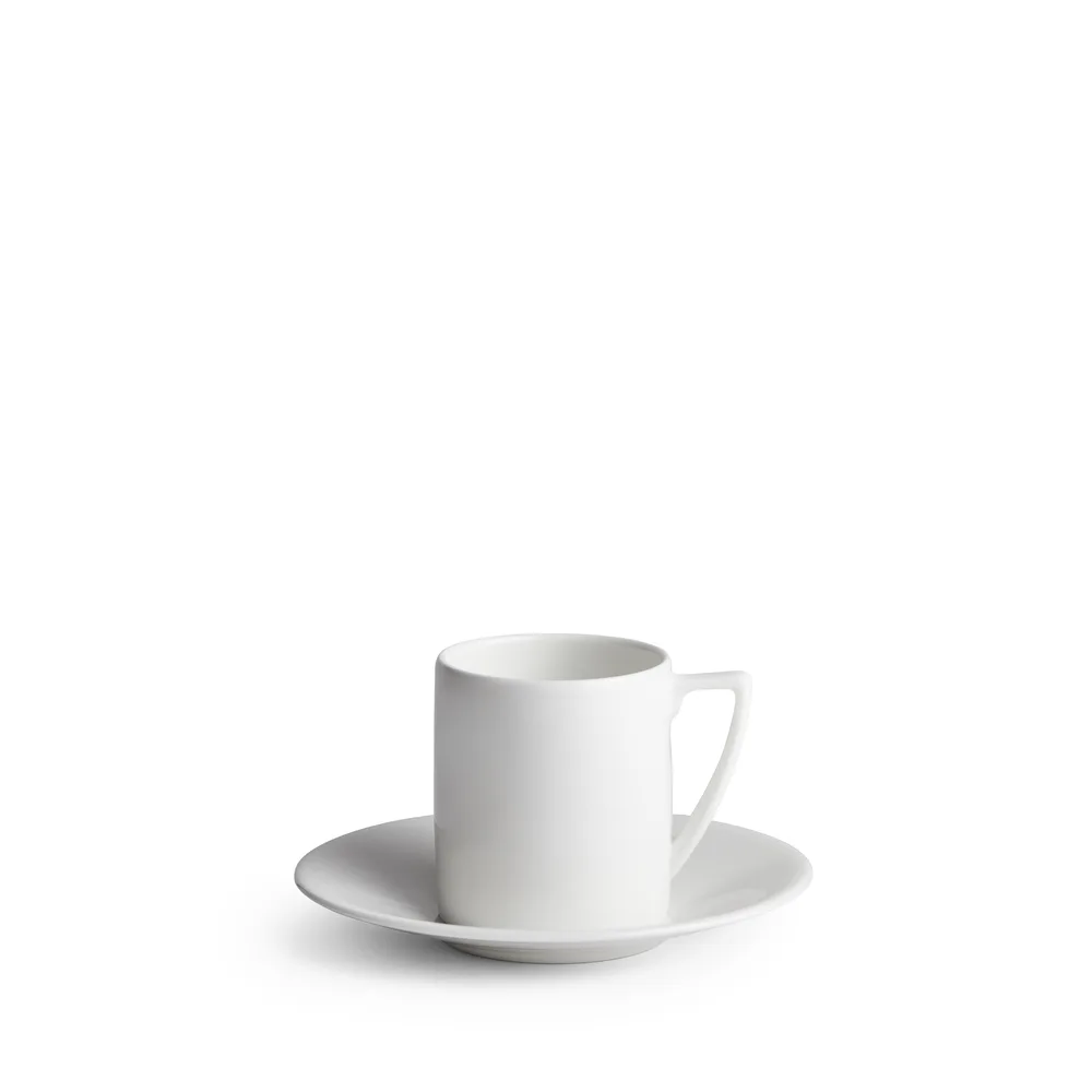 Wedgwood Jasper Conran Белая чашка 90 мл с блюдцем для эспрессо 1057997