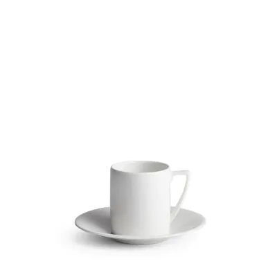 Wedgwood Jasper Conran Белая чашка 90 мл с блюдцем для эспрессо 1057997
