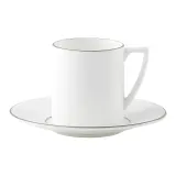 Wedgwood Чашка для эспрессо Jasper Conran Platinum 90 мл с блюдцем 1057994 — фото 1
