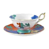 Wedgwood Чайная чашка Wonderlust 140 мл с блюдцем Золотой попугай 1057271 — фото 1