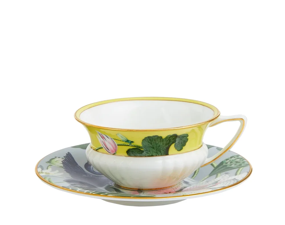 Wedgwood Чайная чашка Wonderlust 180 мл с блюдцем Waterlily 1057268