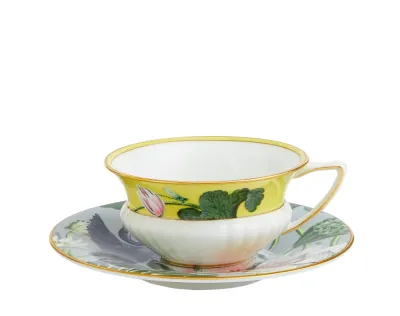 Wedgwood Чайная чашка Wonderlust 180 мл с блюдцем Waterlily 1057268