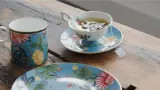 Wedgwood Чайная чашка Wonderlust 140 мл с блюдцем Сапфировый сад 1057269 — фото 2
