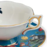 Wedgwood Чайная чашка Wonderlust 140 мл с блюдцем Сапфировый сад 1057269 — фото 8