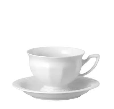 Rosenthal Кофейная чашка Rosenthal White Maria 180 мл с блюдцем 10430 800001 14742 + 10430 800001 14741