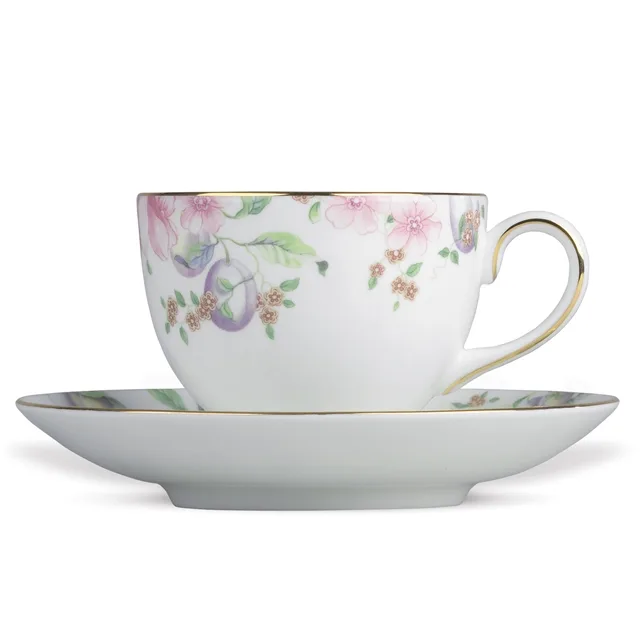 Wedgwood Чайная чашка Sweet Plum 180 мл с блюдцем 1053501