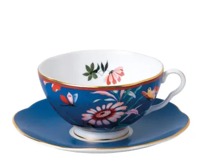 Wedgwood Чайная чашка с блюдцем Paeonia Blush 320 мл 40032091