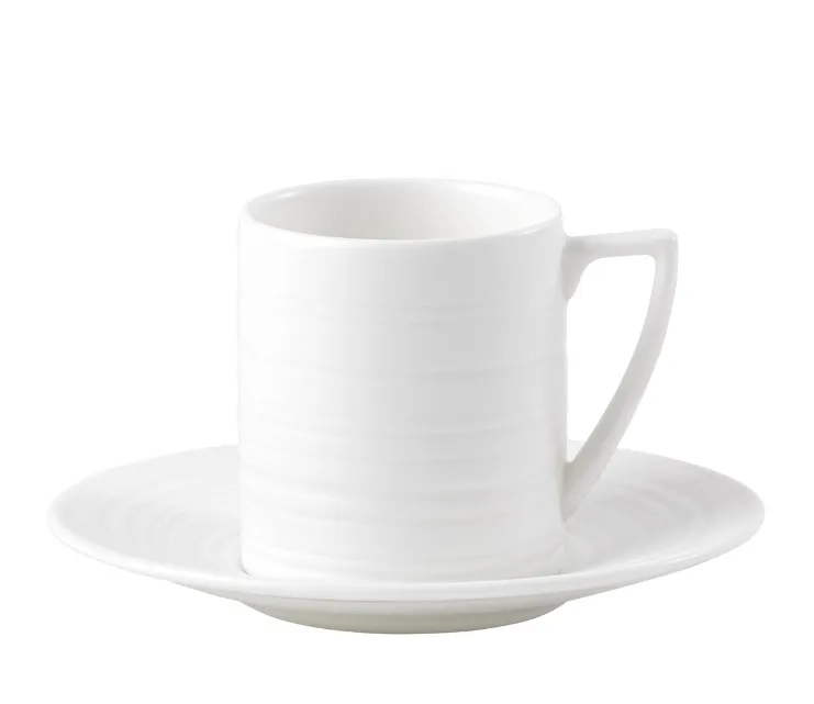 Wedgwood Чашка с блюдцем Jasper Conran Strata 200 мл для кофе 1060061