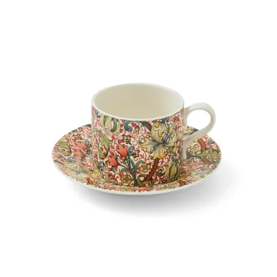 Spode Чашка с блюдцем от Morris & Co. Чайная чашка "Золотая лилия" 280 мл MCOB8751-XW