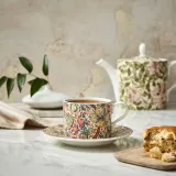 Spode Чашка с блюдцем от Morris & Co. Чайная чашка "Золотая лилия" 280 мл MCOB8751-XW — фото 4