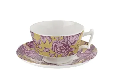 Spode Чайная чашка Kingsley 200 мл с блюдцем цвета охры KINOC1138