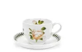 Portmeirion Чайная чашка Botanic Roses 200 мл с блюдцем Tamora Peach BR04107-D — фото 1