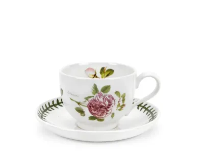 Portmeirion Чашка с блюдцем Botanic Roses 200 мл для чая Portmeirion BR04107-F
