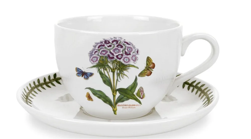 Portmeirion Чашка для завтрака Botanic Garden 500 мл с блюдцем Sweet William BG42000-B