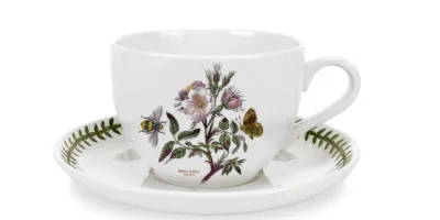 Portmeirion Чашка для завтрака Botanic Garden 500 мл с блюдцем Собачья роза BG42000-C