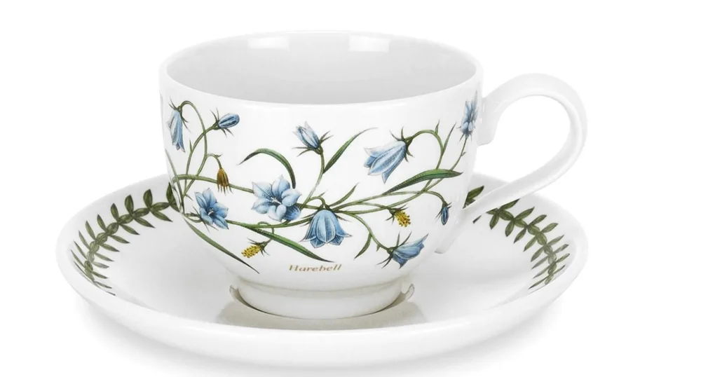Portmeirion Кофейная чашка с блюдцем Harebell "Ботанический сад" 280 мл BG04557-D